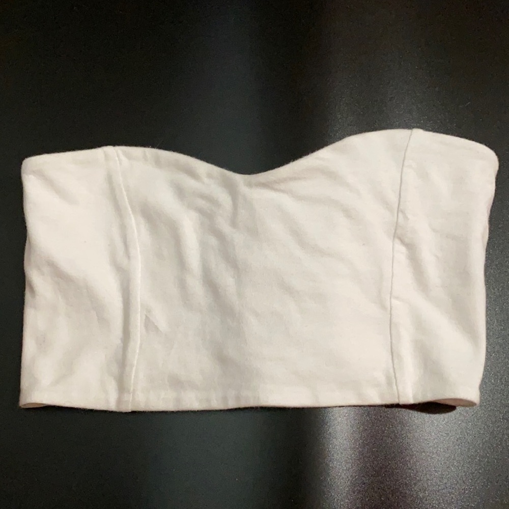 White crop top